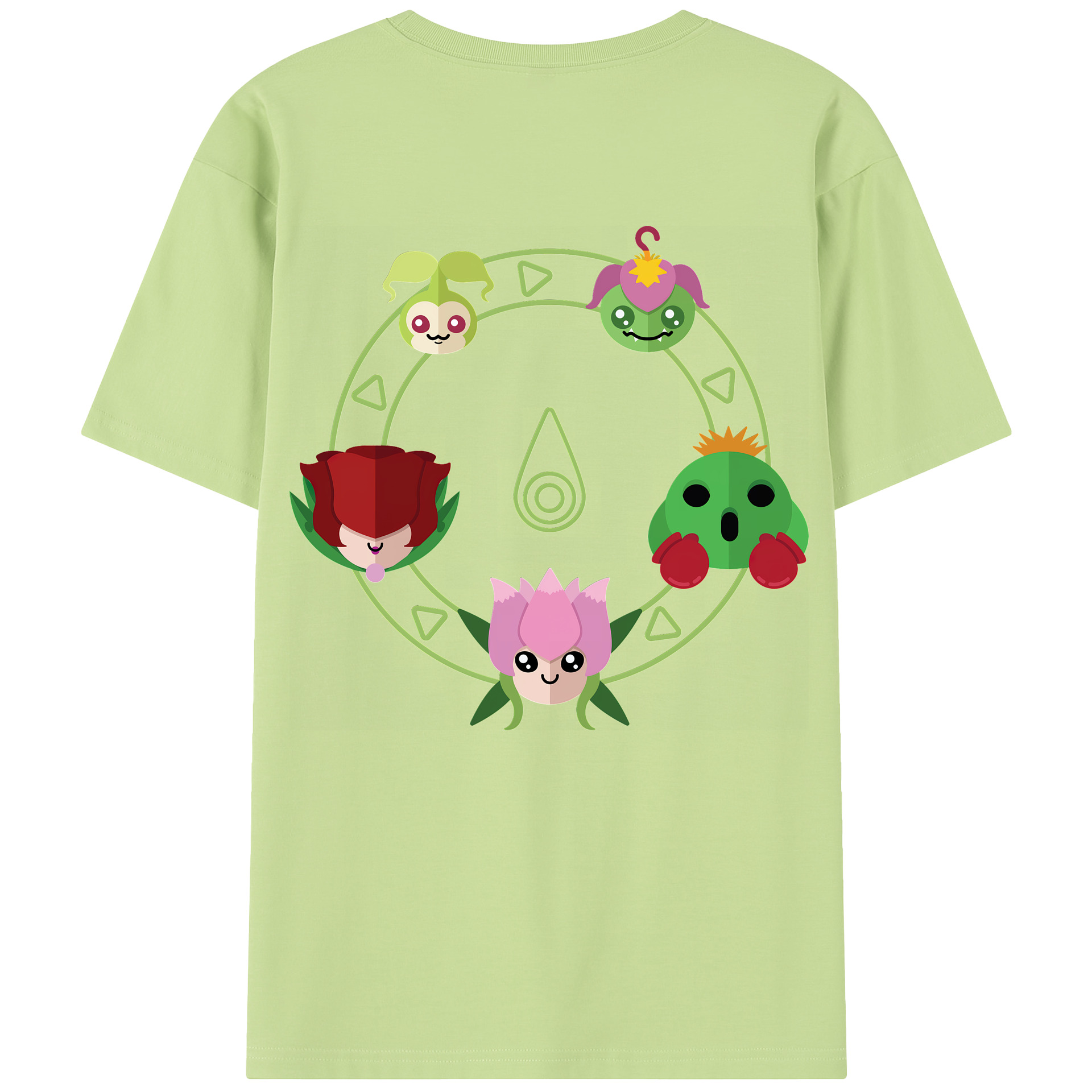 （画像用） Digimon デジタルモンスター/デジモン 綿100％半袖Tシャツ（背面プリント）